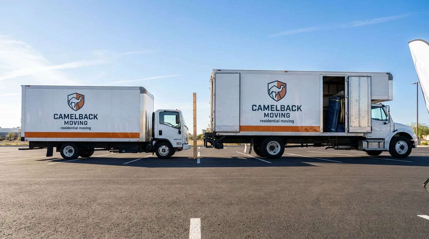 Moving truck size capacity guide in Keosauqua